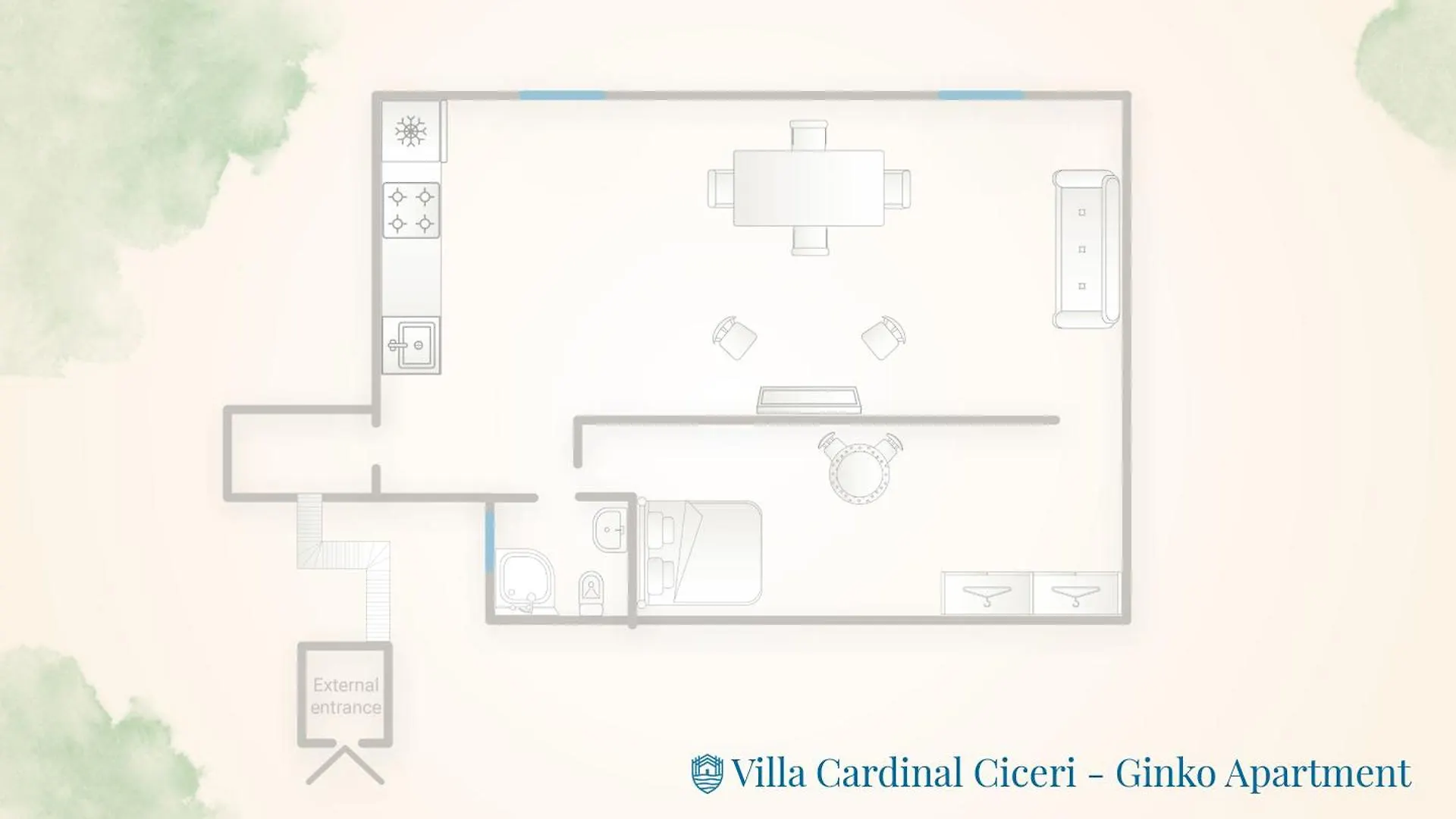 Luxury Apartments In Villa Cardinal Ciceri By Rent All Como San Fermo della Battaglia Italy
